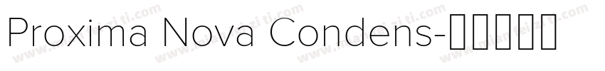Proxima Nova Condens字体转换